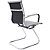 Cadeira Visitante Comfy Nifty Cinza Base Fixa Cromada - Imagem 3