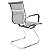 Cadeira de Visitante Comfy Neat em Tela Cinza, Base Fixa - Imagem 3