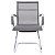 Cadeira de Visitante Comfy Neat em Tela Cinza, Base Fixa - Imagem 4