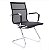 Cadeira de Visitante Comfy Neat em Tela Preta, Base Fixa - Imagem 6