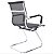 Cadeira de Visitante Comfy Neat em Tela Preta, Base Fixa - Imagem 2