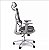 Cadeira de Escritório Comfy Astra Tela Mesh Preta, Base Alumínio, Braço 3D, Assento Deslizante Relax - Imagem 3