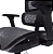 Cadeira de Escritório Comfy Prism Tela Mesh Preta, Base Alumínio, Braço 4D, Assento Deslizante Relax - Imagem 7