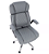 Cadeira de Escritório Comfy ErgoCush Estofada Cinza, Base Giratória e Relax Avançado - Imagem 7