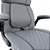 Cadeira de Escritório Comfy ErgoCush Estofada Cinza, Base Giratória e Relax Avançado - Imagem 6
