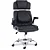 Cadeira de Escritório Comfy ErgoCush Estofada Preta, Base Giratória e Relax Avançado - Imagem 5