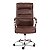 Cadeira de Escritório Comfy Majestic Marrom, Base Giratória e Sistema Relax - Imagem 3