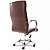 Cadeira de Escritório Comfy Majestic Marrom, Base Giratória e Sistema Relax - Imagem 5