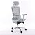 Cadeira de Escritório Comfy Aero Cinza Tela Mesh Cinza, Braço 4D, Multi Regulagens Assento e Encosto - Imagem 5