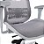 Cadeira de Escritório Comfy Aero Cinza Tela Mesh Cinza, Braço 4D, Multi Regulagens Assento e Encosto - Imagem 7