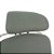 Cadeira de Escritório Comfy Clarity Cinza Tecido Verde, Base Alumínio, Braço 4D, Assento Deslizante Relax - Imagem 9