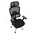 Cadeira de Escritório Comfy Aura Preta Tela Mesh Preta, Braço 4D e Assento e Encosto Ajustáveis - Imagem 7