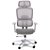 Cadeira de Escritório Comfy Aura Cinza Tela Mesh Cinza, Braço 4D e Assento e Encosto Ajustáveis - Imagem 5