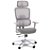 Cadeira de Escritório Comfy Aura Cinza Tela Mesh Cinza, Braço 4D e Assento e Encosto Ajustáveis - Imagem 1