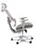 Cadeira de Escritório Comfy Aura Cinza Tela Mesh Cinza, Braço 4D e Assento e Encosto Ajustáveis - Imagem 4