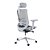 Cadeira de Escritório Comfy Aero Cinza Tela Mesh Preta, Braço 4D, Multi Regulagens Assento e Encosto Garantia - Imagem 8