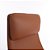 Cadeira de Escritório Comfy Luxe PVC Terracota, Base Alumínio, Braço 3D e Relax Avançado - Imagem 7
