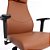 Cadeira de Escritório Comfy Luxe PVC Terracota, Base Alumínio, Braço 3D e Relax Avançado - Imagem 8