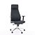 Cadeira de Escritório Comfy Luxe PVC Preto, Base Alumínio, Braço 3D e Relax Avançado - Imagem 1