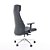 Cadeira de Escritório Comfy Luxe PVC Preto, Base Alumínio, Braço 3D e Relax Avançado - Imagem 5