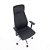 Cadeira de Escritório Comfy Luxe PVC Preto, Base Alumínio, Braço 3D e Relax Avançado - Imagem 6