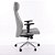 Cadeira de Escritório Comfy Luxe PVC Cinza, Base Alumínio, Braço 3D e Relax Avançado - Imagem 2
