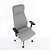 Cadeira de Escritório Comfy Luxe PVC Cinza, Base Alumínio, Braço 3D e Relax Avançado - Imagem 6