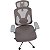 Cadeira de Escritório Comfy Profile Cinza Espuma Injetada Tela Mesh Cinza e Relax Avançado - Imagem 7