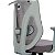 Cadeira de Escritório Comfy Profile Cinza Espuma Injetada Tela Mesh Cinza e Relax Avançado - Imagem 8