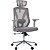 Cadeira de Escritório Comfy Profile Cinza Espuma Injetada Tela Mesh Cinza e Relax Avançado - Imagem 1