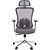 Cadeira de Escritório Comfy Vdara Tela Mesh Cinza, Base Giratória e Braço 3D - Imagem 2