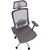 Cadeira de Escritório Comfy Turya Tela Mesh Cinza, Base Giratória e Braço 3D - Imagem 5