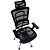 Cadeira de Escritório Comfy Polaris Tela Mesh Preta, Estrutura em Alumínio, Multiplas Regulagens - Imagem 6