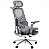 Cadeira de Escritório Comfy Levian Tela Mesh Cinza Base Alumínio, Múltiplos Ajustes Braço 6D - Imagem 6