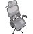 Cadeira de Escritório Comfy Levian Tela Mesh Cinza Base Alumínio, Múltiplos Ajustes Braço 6D - Imagem 7