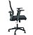Cadeira de Escritório Comfy Trix Preta Mesh Preta, Braço Ajustável e Relax - Imagem 3