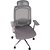 Cadeira de Escritório Comfy Aurora Cinza Mesh Cinza, Braço 3D, Assento Deslizante e Relax - Imagem 7