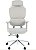 Cadeira de Escritório Comfy Clarity Cinza Tecido Cinza Base Alumínio, Braço 4D, Assento Deslizante Relax - Imagem 2