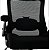 Cadeira de Escritório Comfy Fortex XL Ergonômica Tela Mesh Preta Braços 1D - Imagem 7