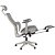 Cadeira de Escritório Flexy Axis Cinza Tela Mesh Cinza Base Giratória e Sistema Relax - Imagem 5