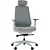 Cadeira de Escritório Comfy Tauris Cinza Tecido Cinza, Braço 3D e Assento Deslizante - Imagem 1