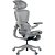 Cadeira de Escritório Comfy Specter Cinza Tela Mesh Cinza , Multiajustável, Braço e Apoio de Cabeça 4D - Imagem 2