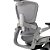 Cadeira de Escritório Comfy Specter Cinza Tela Mesh Cinza , Multiajustável, Braço e Apoio de Cabeça 4D - Imagem 7