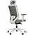 Cadeira de Escritório Comfy York Off White Tela Mesh Cinza, Mecanismo Syncro Assento Deslizante - Imagem 7