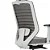Cadeira de Escritório Comfy York Off White Tela Mesh Cinza, Mecanismo Syncro Assento Deslizante - Imagem 6
