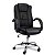 Cadeira de Escritório Comfy Direction Preta, Base Giratória e Sistema Relax - Imagem 1