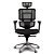 Cadeira de Escritorio Comfy Ergofy Tela Mesh Preta, Base Giratoria em Aluminio, 10 Regulagens - Imagem 2