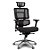 Cadeira de Escritorio Comfy Ergofy Tela Mesh Preta, Base Giratoria em Aluminio, 10 Regulagens - Imagem 1