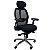 Cadeira de Escritório Comfy Ergomaster Tela Mesh Preta, Braço Ajustável e Relax Avançado - Imagem 1