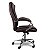 Cadeira de Escritório Comfy Virtuous Marrom, Base Giratória e Sistema Relax - Imagem 3